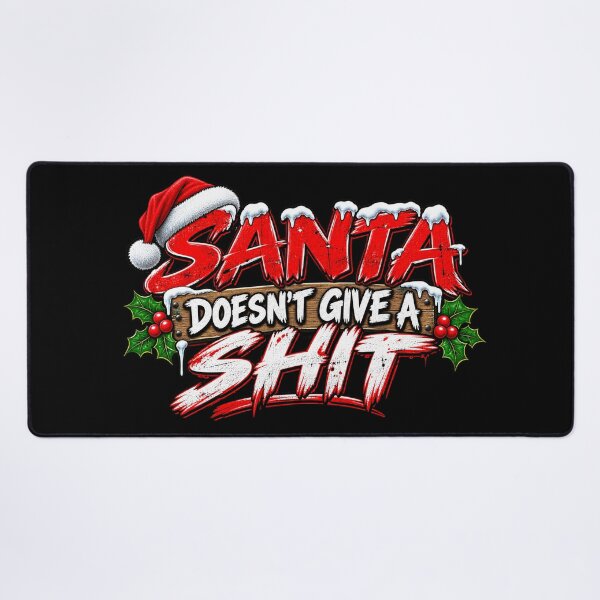 Item preview, Santa Doesnt Give A Shit - Rude But Funny - Christmas Design designed and sold by aventi24.