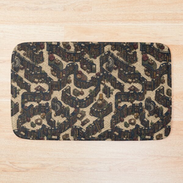 Item preview, Endless Vintage Library Labyrinth Pattern designed and sold by frumixart.