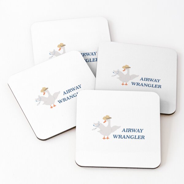 Item preview, Airway Wrangler Goose Sticker designed and sold by UKCoinsShopp.