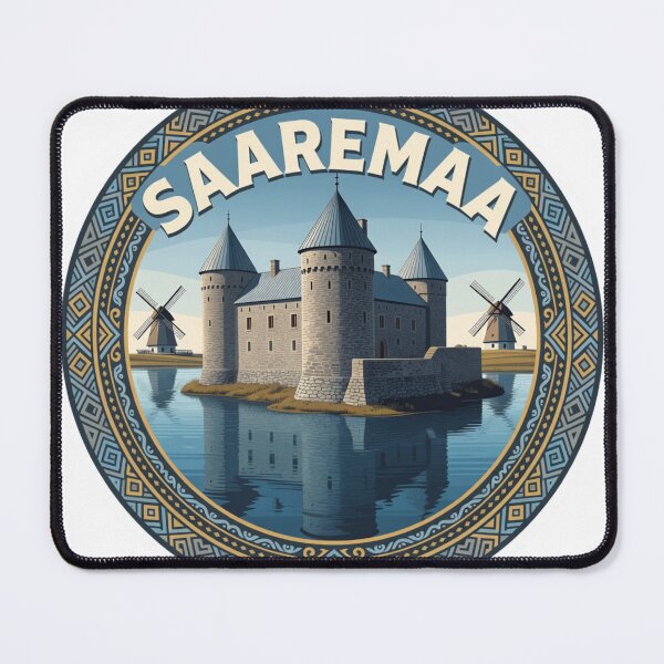 Item preview, Saaremaa Castle Estonia Sticker designed and sold by Imaginarium of Chaos falcon88 .