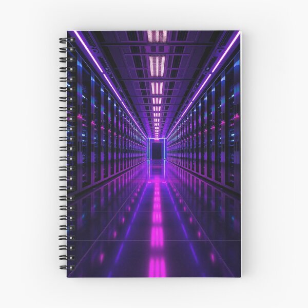 Item preview,  Vaporwave Neon Grid Tunnel Digital Art designed and sold by IntelliMindDesigns.