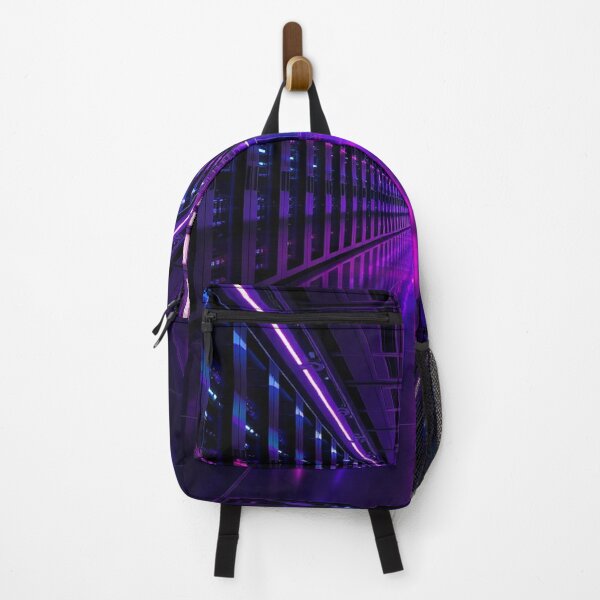 Item preview,  Vaporwave Neon Grid Tunnel Digital Art designed and sold by IntelliMindDesigns.