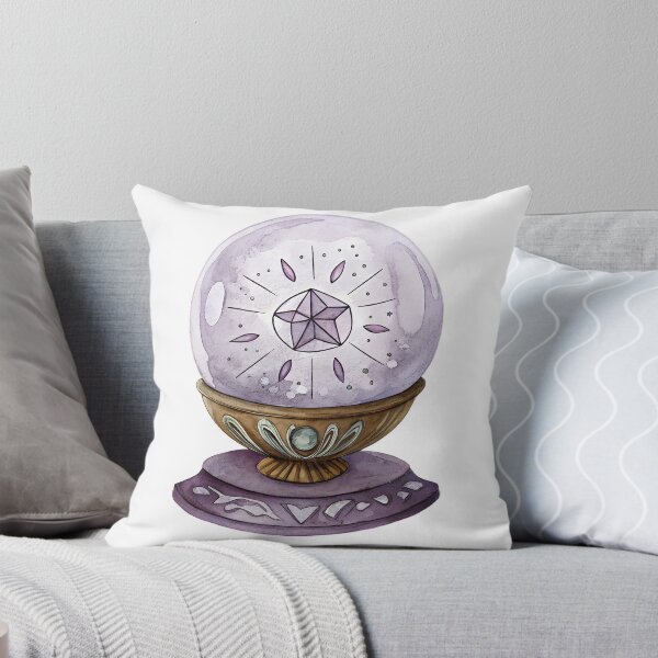 Item preview, Watercolor Mystical Purple Crystal Ball designed and sold by AlinaMel.