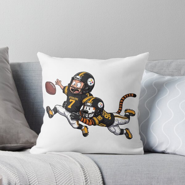 Item preview, Calvin And Hobbes Pittsburgh Football Action Fan designed and sold by DamianRoy88.