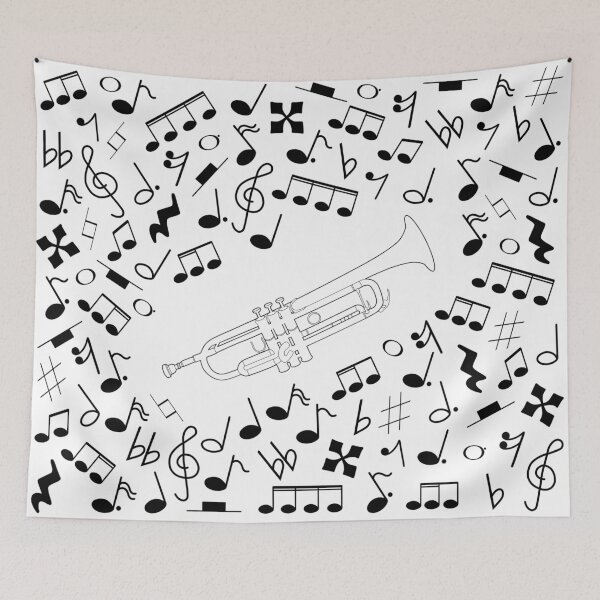 Item preview, Trumpet and Music Notation designed and sold by thatmusiclife.