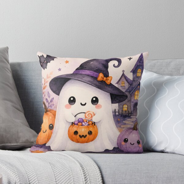 Item preview, Stay Spooky, Cutie! Cute Watercolor Halloween Ghost designed and sold by blankTeeShirt.