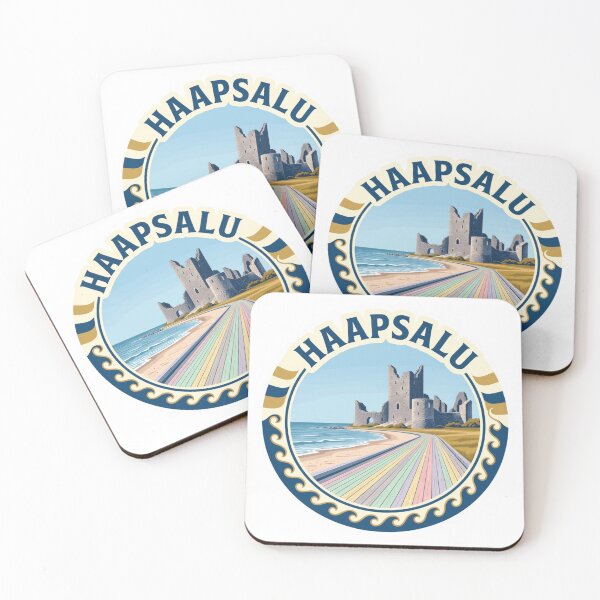 Item preview, Haapsalu Estonia Coastal Sticker designed and sold by Imaginarium of Chaos falcon88 .