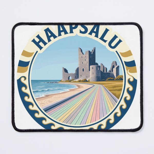 Item preview, Haapsalu Estonia Coastal Sticker designed and sold by Imaginarium of Chaos falcon88 .