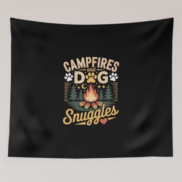 Item preview, Campfires and Dog Snuggles designed and sold by jkrphoto.