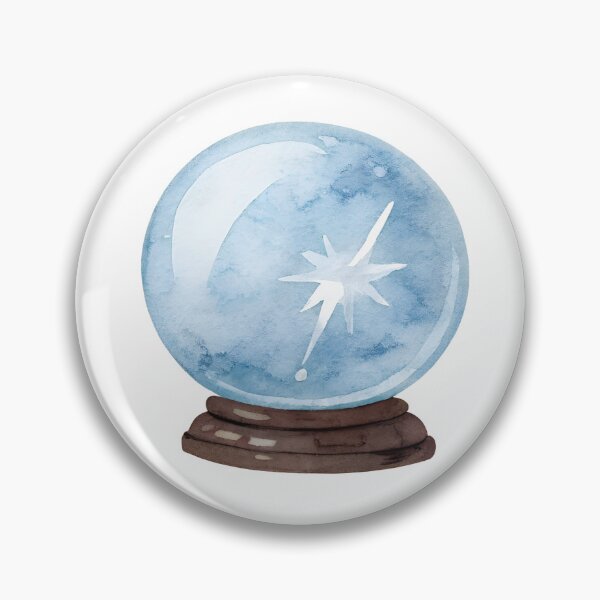 Item preview, Watercolor Magic Blue Crystal Orb designed and sold by AlinaMel.