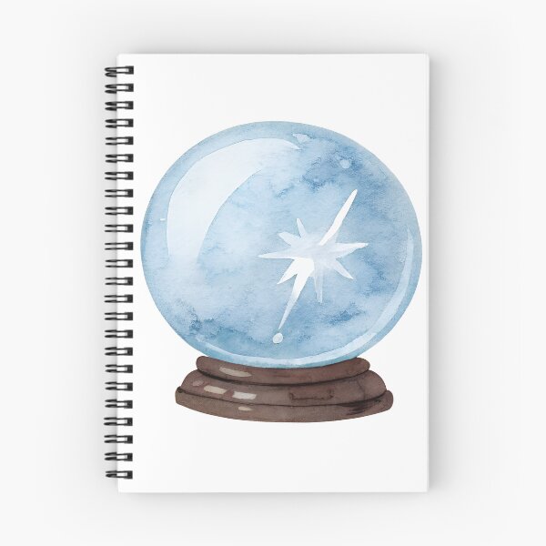 Item preview, Watercolor Magic Blue Crystal Orb designed and sold by AlinaMel.