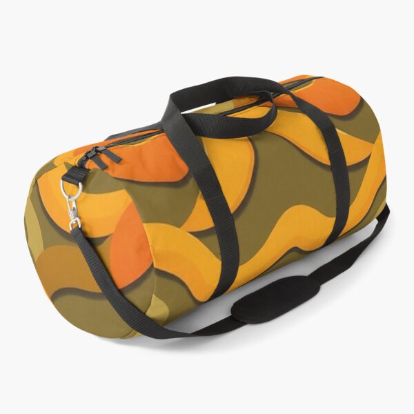 Item preview, Psychedelic Groovy Kaleidoscopic Orange Abstract Pattern designed and sold by IntelliMindDesigns.