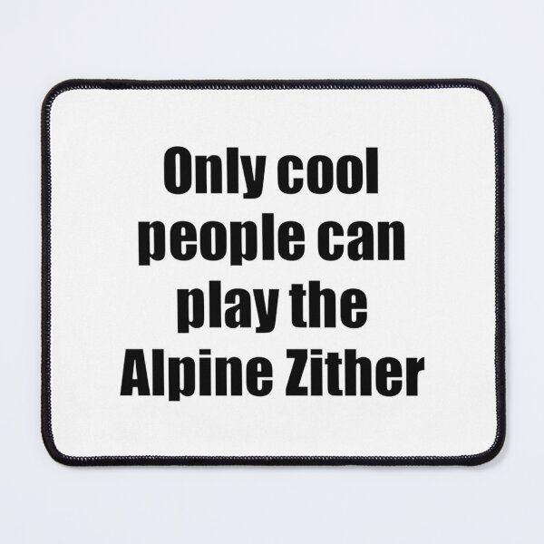 Item preview, Alpine Zither Player Illustration - Humorous Musician Art Gift Idea designed and sold by SkinnyOrca.