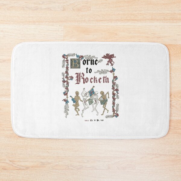 Item preview, Medieval Skeleton Dance Illuminated Manuscript Art designed and sold by DavenBenn.