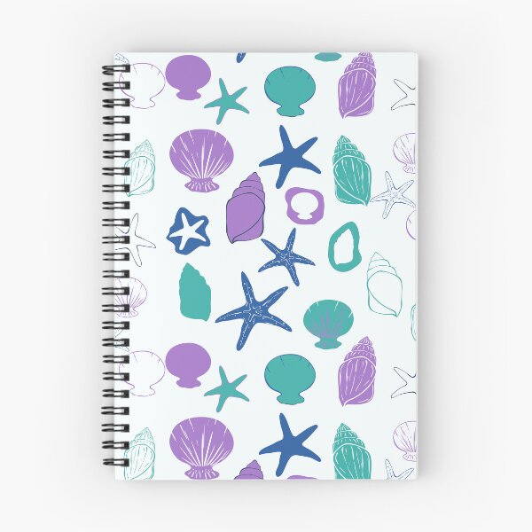 Item preview, Coastal Shells & Starfish Pattern designed and sold by Sagi Jane Art.