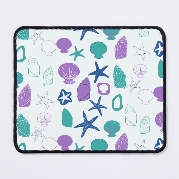 Item preview, Coastal Shells & Starfish Pattern designed and sold by Sagi Jane Art.
