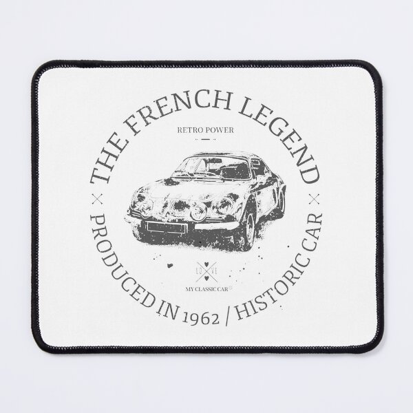 Item preview, Renault Alpine A Classic Car Illustration Vintage Racing Design designed and sold by SkinnyOrca.
