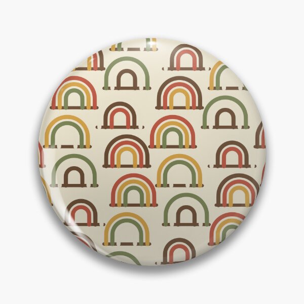 Item preview, Nested Arch Columns Heavy-Line 1970s Portal Pattern designed and sold by KungPowUnicorn.