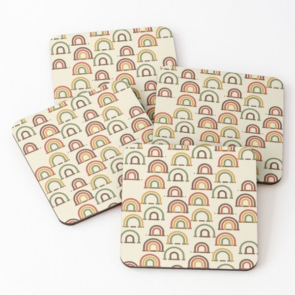 Item preview, Nested Arch Columns Heavy-Line 1970s Portal Pattern designed and sold by KungPowUnicorn.
