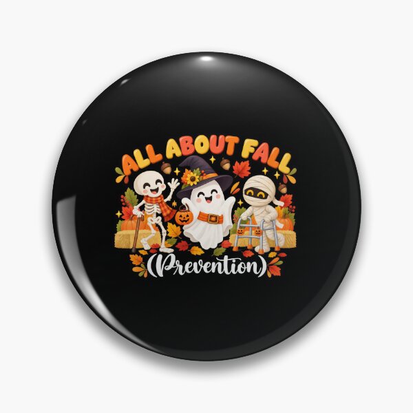 Item preview, All About Fall Prevention Cute Halloween Characters designed and sold by Dmo3HarkoArt.