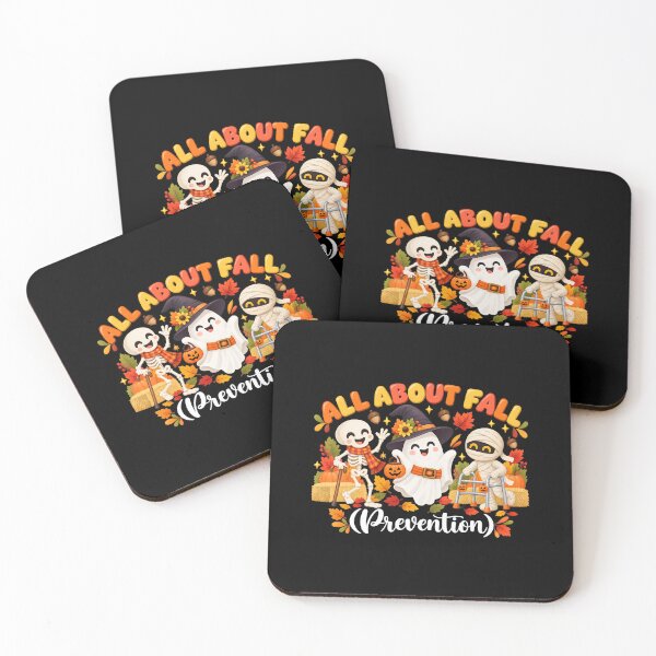 Item preview, All About Fall Prevention Cute Halloween Characters designed and sold by Dmo3HarkoArt.