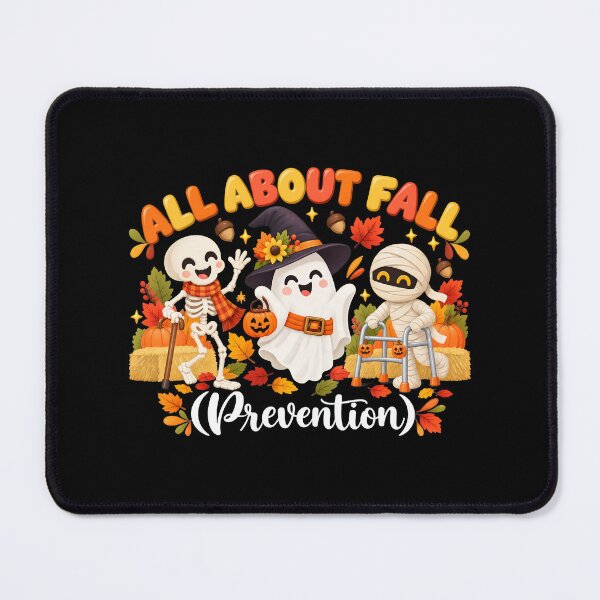 Item preview, All About Fall Prevention Cute Halloween Characters designed and sold by Dmo3HarkoArt.