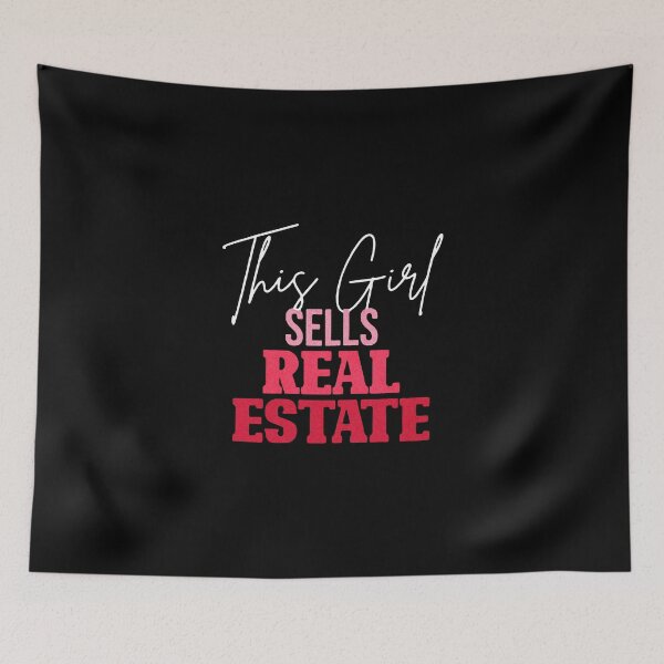 Item preview, This Girl Sells Real Estate Realtor Career Pride Art designed and sold by sandylel.