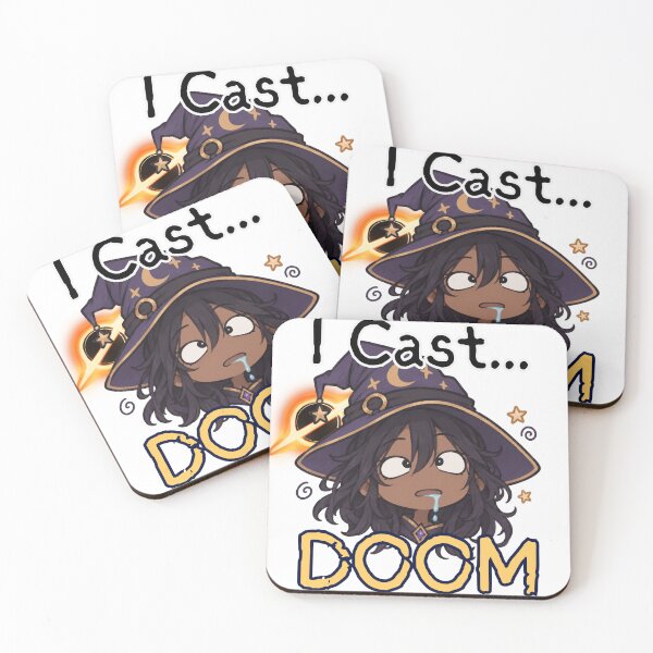 Item preview, I Cast Doom | Funny Derpy Witch designed and sold by Context Optional.