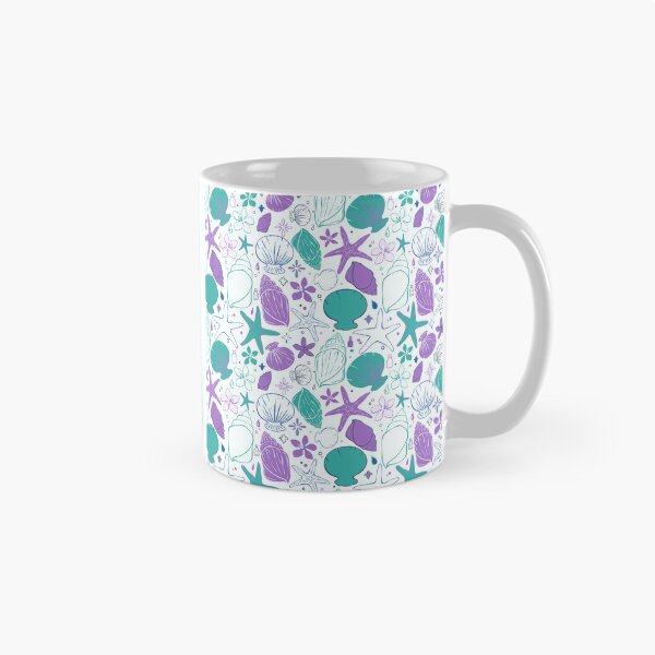 Item preview, Retro Ocean Shells Pattern designed and sold by Sagi Jane Art.