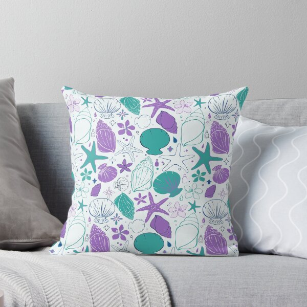Item preview, Retro Ocean Shells Pattern designed and sold by Sagi Jane Art.