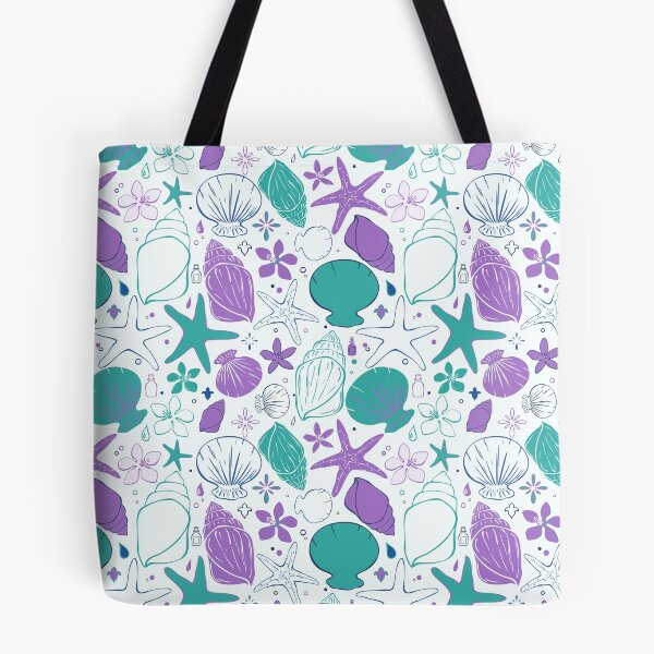 Item preview, Retro Ocean Shells Pattern designed and sold by Sagi Jane Art.