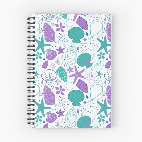 Item preview, Retro Ocean Shells Pattern designed and sold by Sagi Jane Art.
