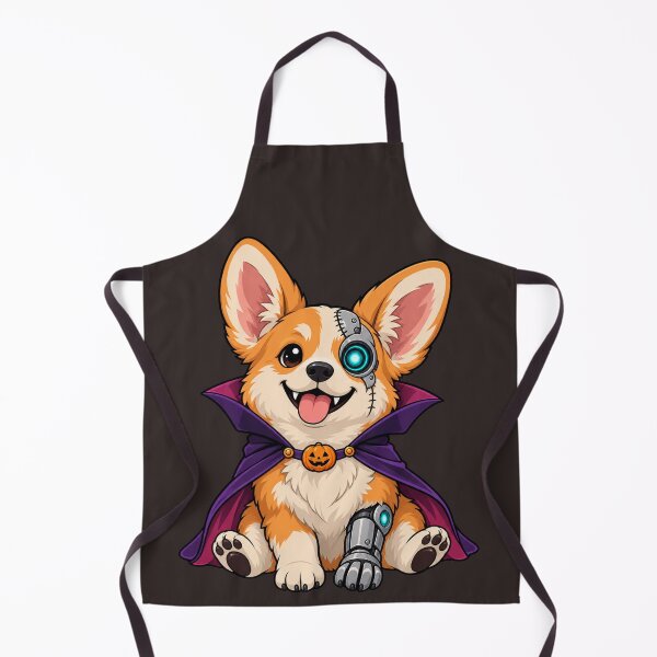 Item preview, Cute Cyber Corgi Vampire – Halloween Dog designed and sold by Thaivi Design.