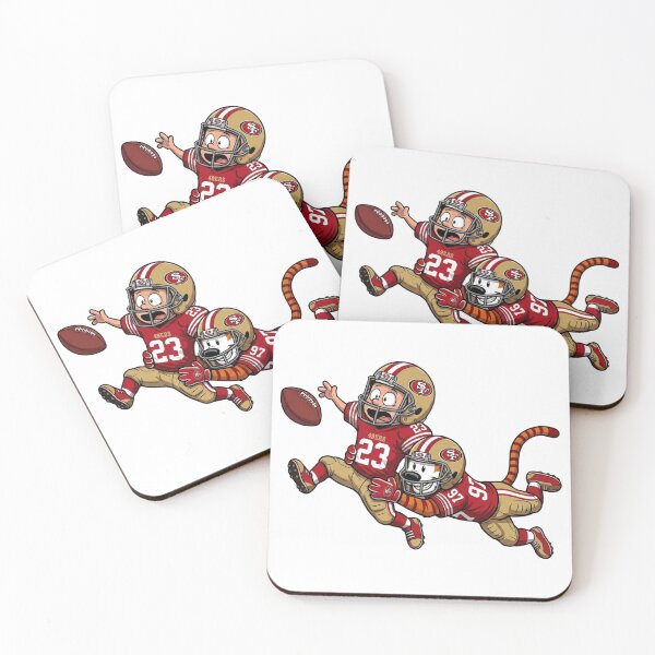 Item preview, Calvin And Hobbes  San Francisco Football Action Fan designed and sold by DamianRoy88.