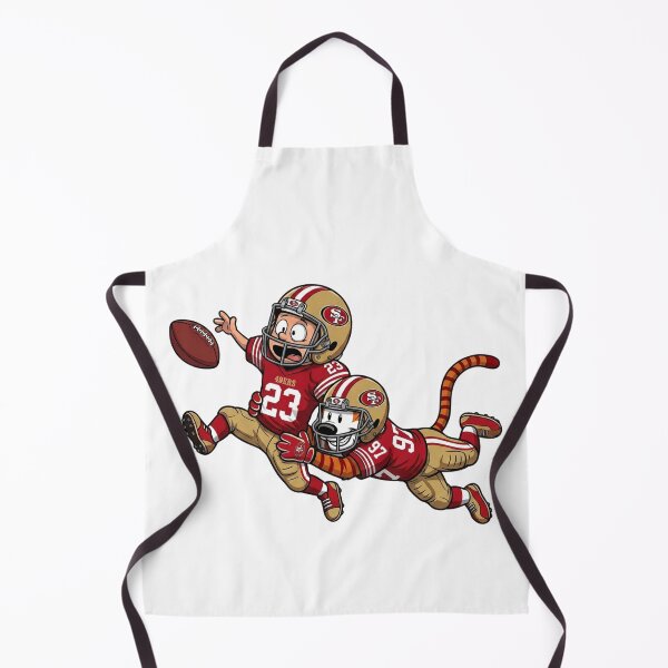 Item preview, Calvin And Hobbes  San Francisco Football Action Fan designed and sold by DamianRoy88.