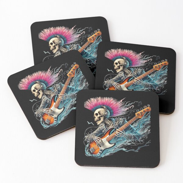 Item preview, Band Rock Punk Skeleton Band Rock designed and sold by EmileDaugherty.