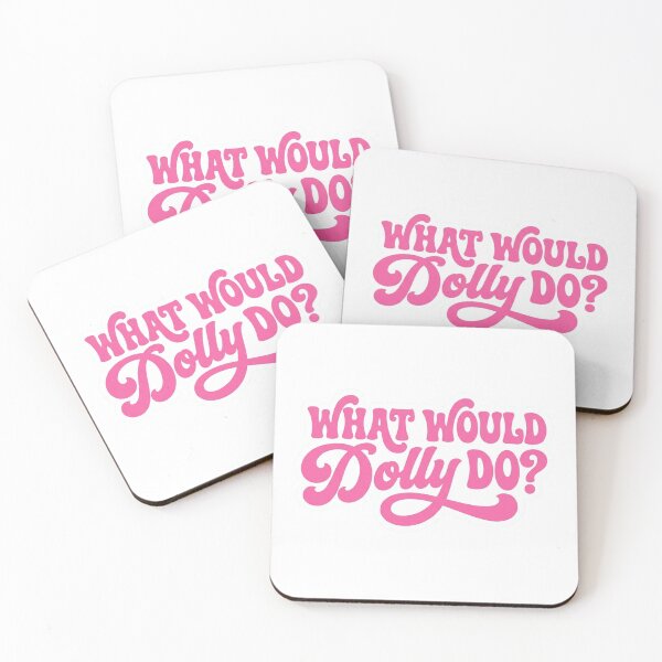 Item preview, What Would Dolly Do Pink Retro Groovy Country Music Fan Nashville Cowgirl Quote    designed and sold by raedattia.