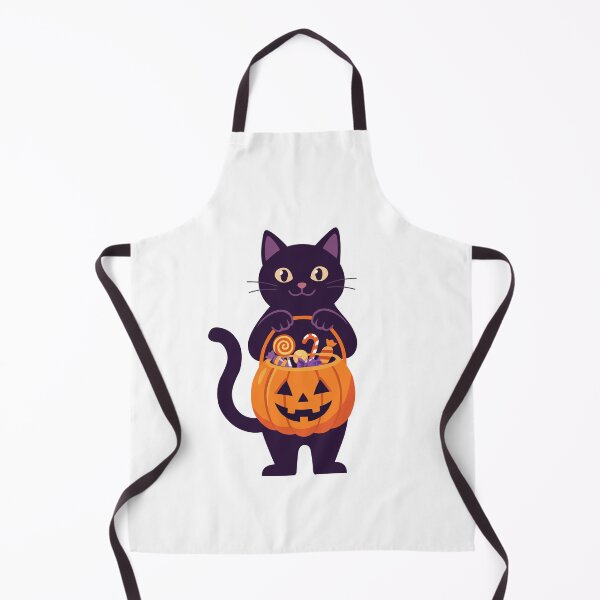 Item preview, Cute Black Cat Trick or Treat Halloween Pumpkin Bucket designed and sold by fadiyahmp.