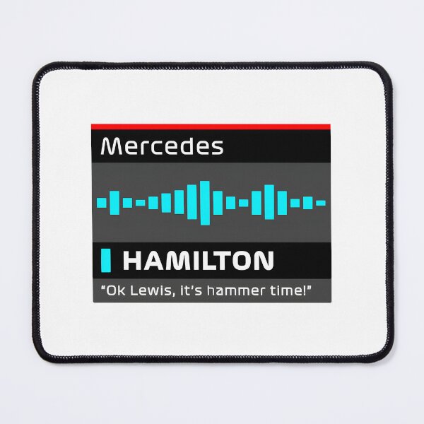 Item preview, Hammer Time Hamilton Team Radio Inspired Racing Design designed and sold by PORTALSTAR.