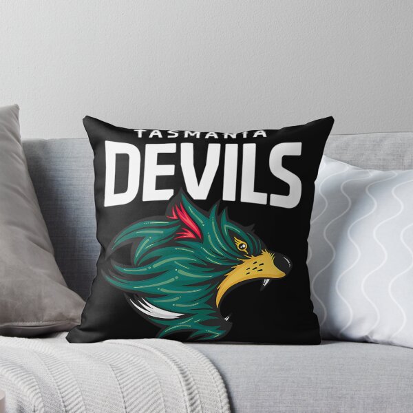 Artikelvorschau, Weiße Schrift des Tasmania Devils Football Club entworfen und verkauft von AdelineStamm.