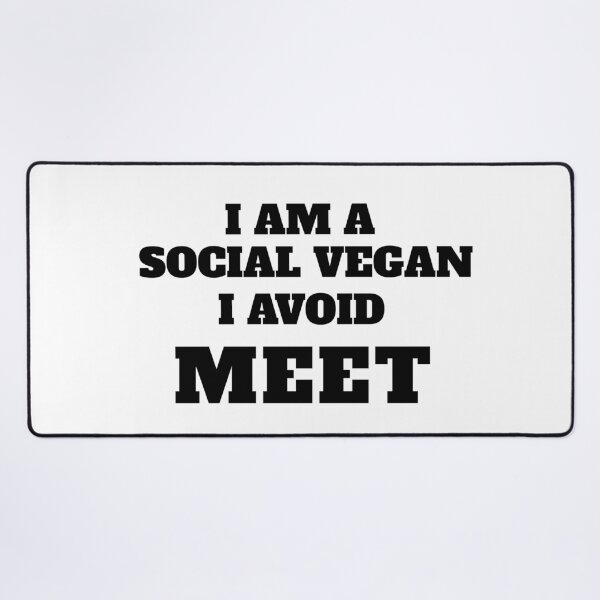 Item preview, I'm a Social Vegan designed and sold by DeMineArts.