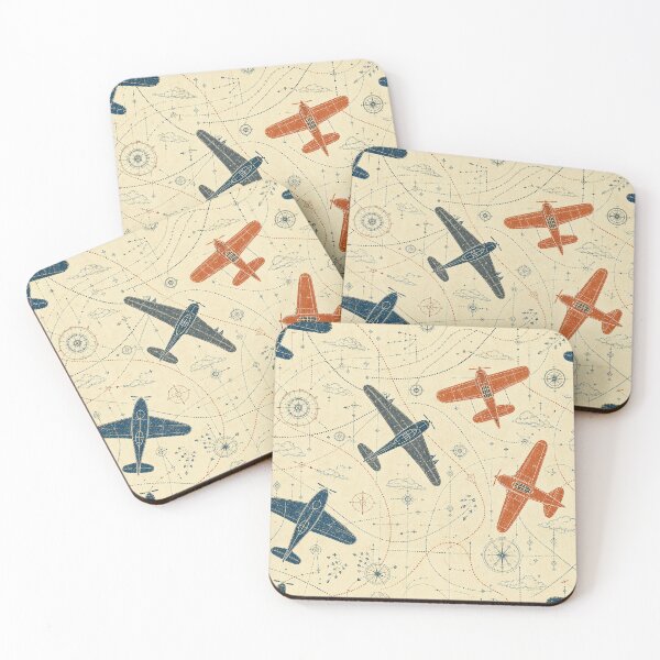 Item preview, Vintage Aviation Navigation Chart Pattern designed and sold by frumixart.