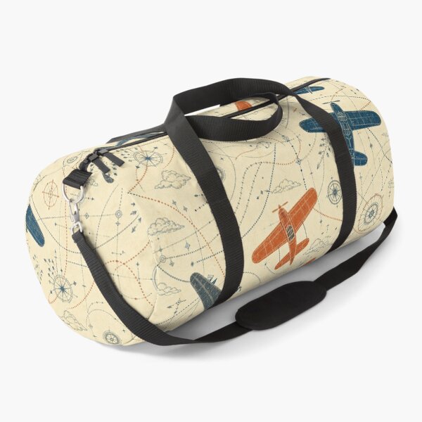 Item preview, Vintage Aviation Navigation Chart Pattern designed and sold by frumixart.