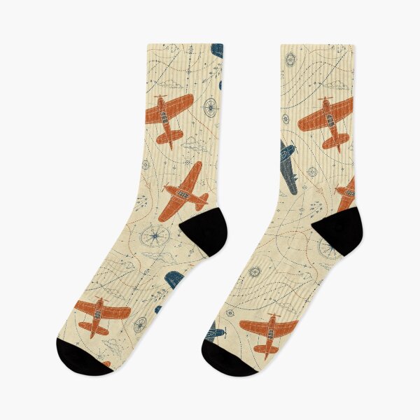 Item preview, Vintage Aviation Navigation Chart Pattern designed and sold by frumixart.