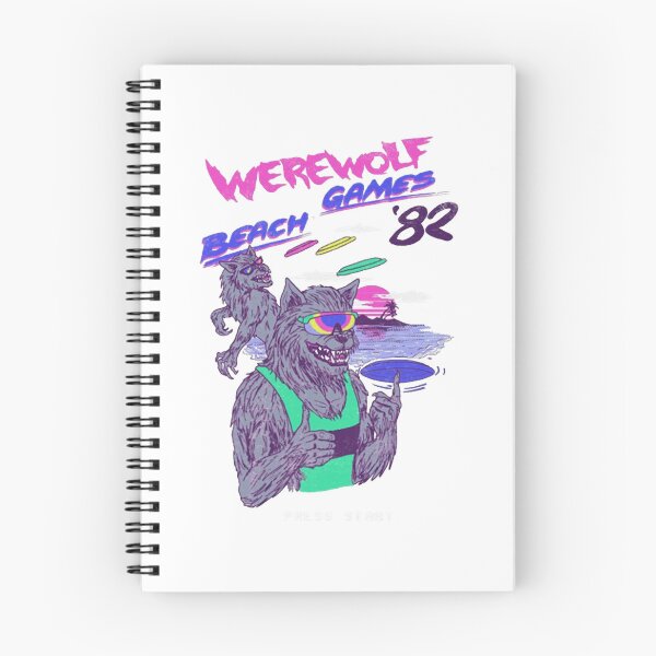 Artikelvorschau, Vaporwave Retro 80er Jahre Strand Werwolf Spiele entworfen und verkauft von AnneMeaux.