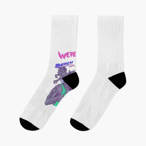 Item preview, Vaporwave Retro 80s Beach Werewolf Games designed and sold by AnneMeaux.