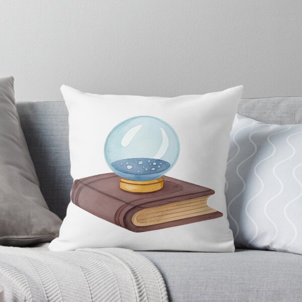 Item preview, Watercolor Crystal Ball on Magic Spell Book designed and sold by AlinaMel.