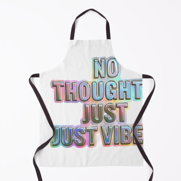 Item preview, No Thoughts Just Vibes Holographic Aesthetic designed and sold by NicolasGlowArt.