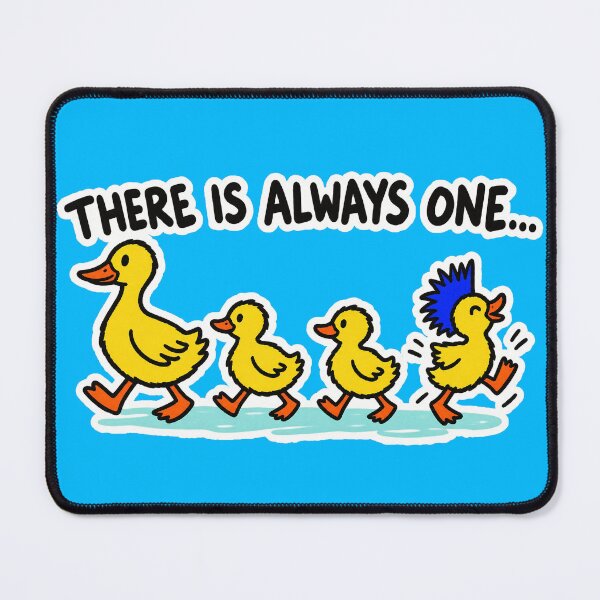 Item preview, Black Sheep of the Family Punk Duckling designed and sold by NuretroStudio.
