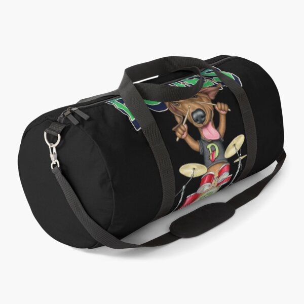 Item preview, Cute Dachshund Rock Drummer Cartoon Graphic designed and sold by DavenBenn.